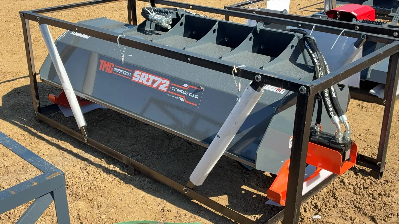 TMG 72 IN. Hydraulic Skid Steer Rototiller Unused