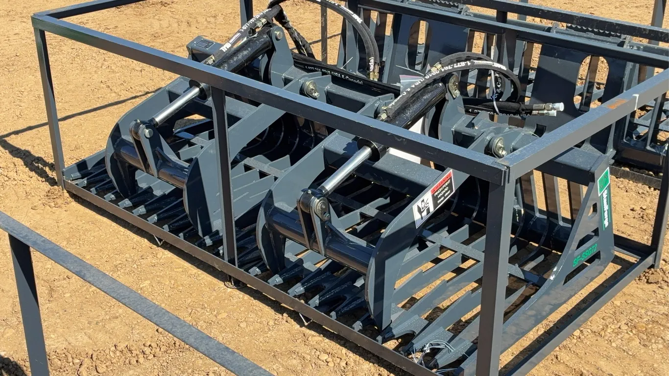 2026 TMG 72 IN. Hydraulic Skid Steer Skeleton Grapple Unused