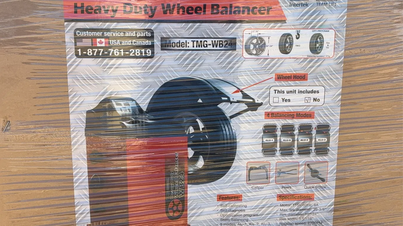 24 IN. TMG Heavy Duty Wheel Balancer Unused