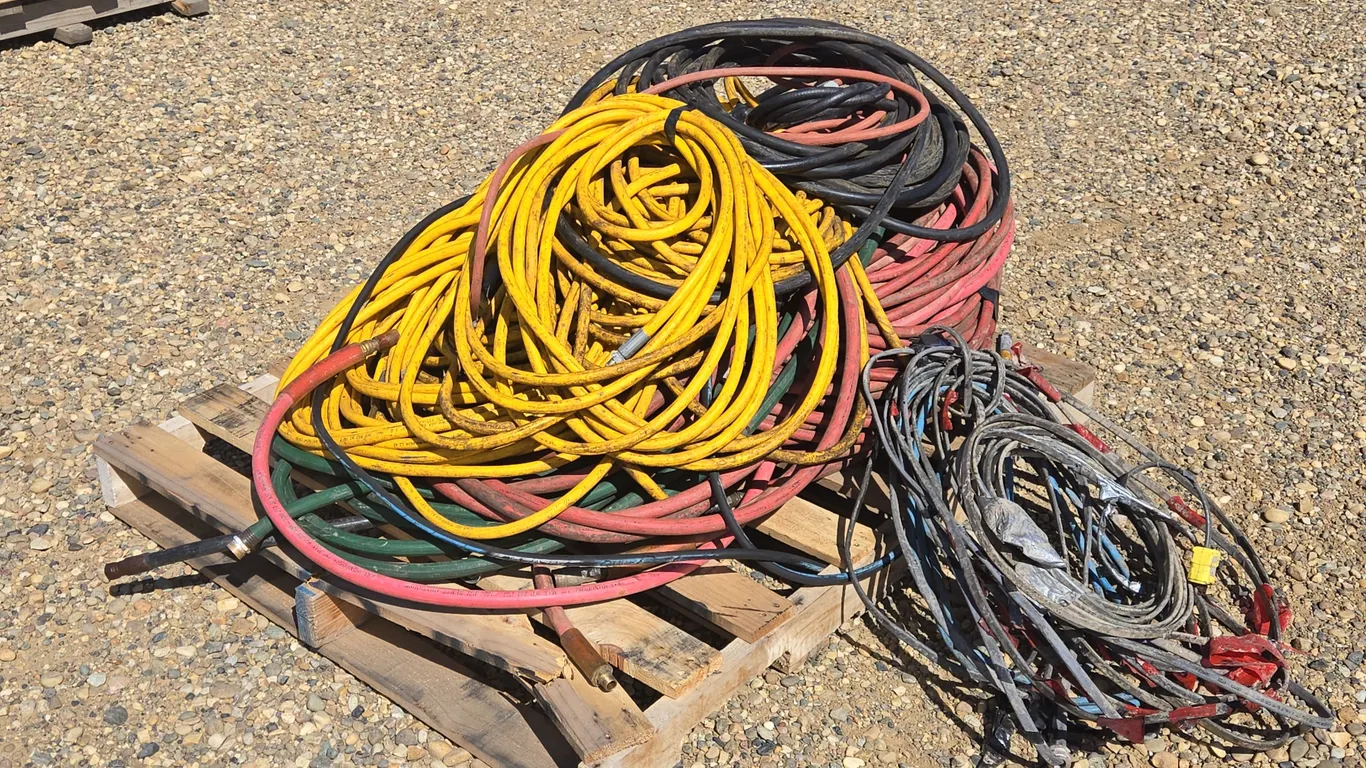 Miscellaneous Compressor Hose with Fittings, Garden Hose, Electrical Cord