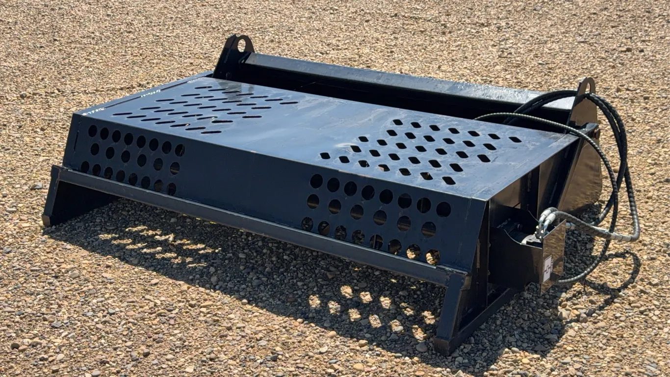 2026 GIYI Skid Steer Hydraulic Rock Rake