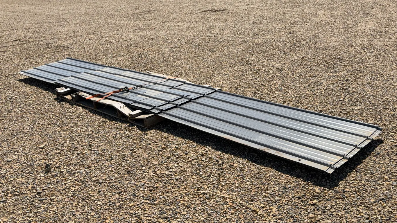 (6) 20 FT. Metal Sheets And Qty. Of Metal Sheets