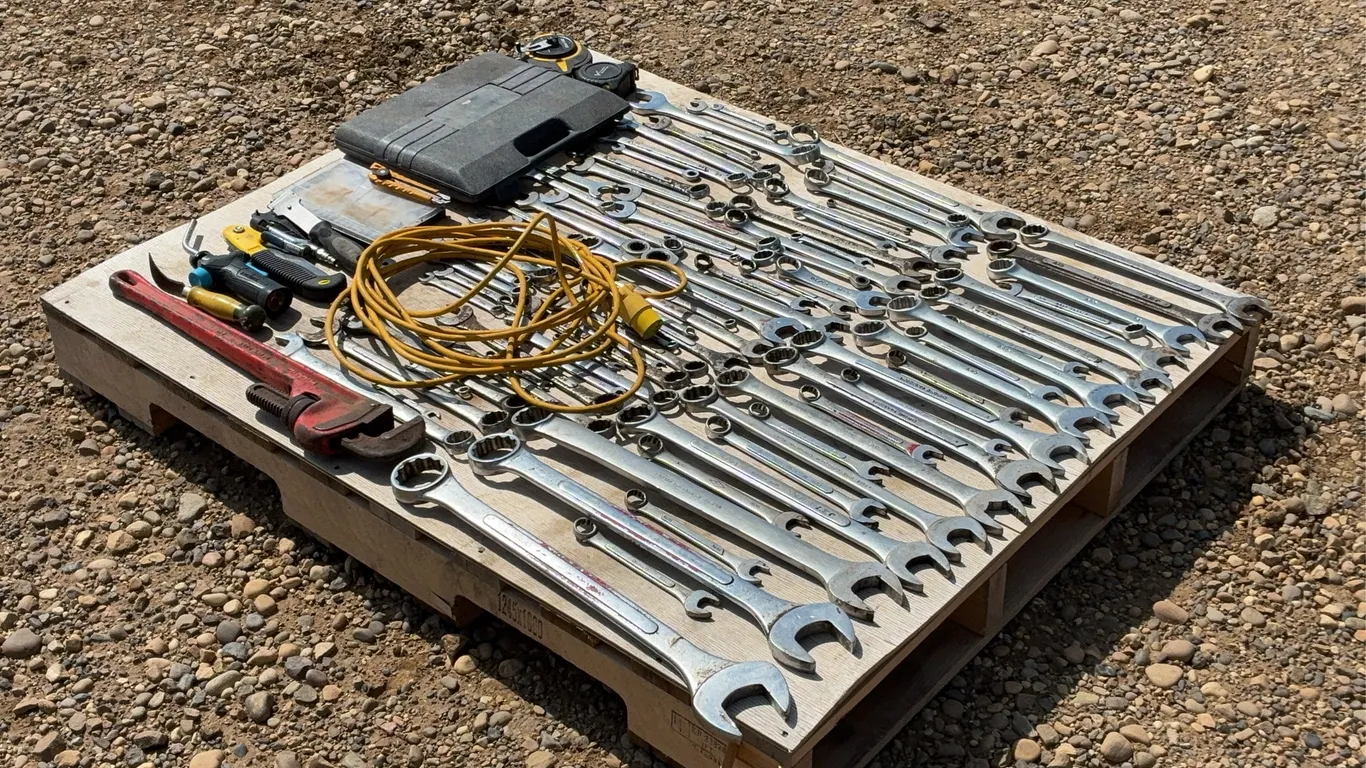 QTY of Wrenches & Misc Shop Tools