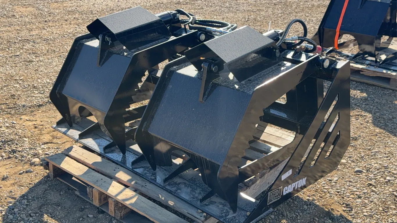 2026 Captok CK-HWG60 Skid Steer Rock Grapple Bucket