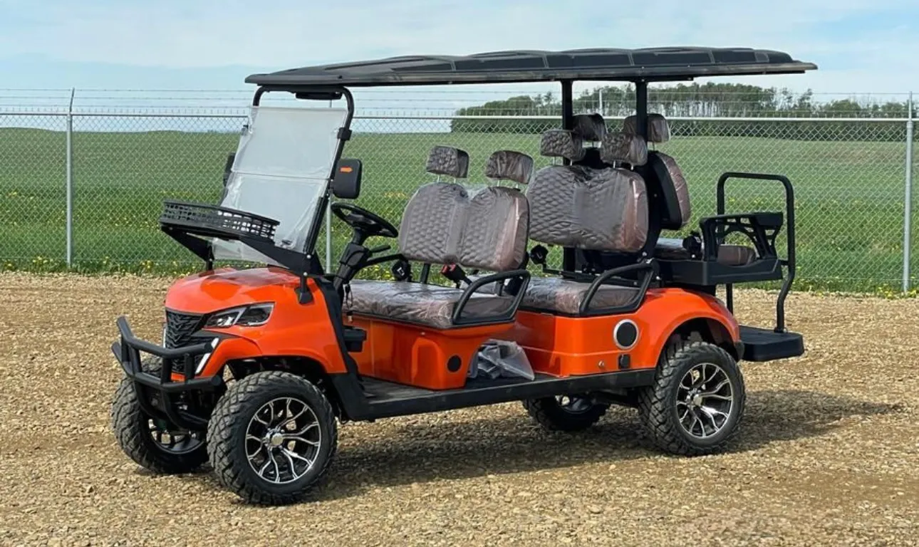 2026 Captok CK-GC42S 6 Seat Off-Road Golf Cart (White) (Unassembled)