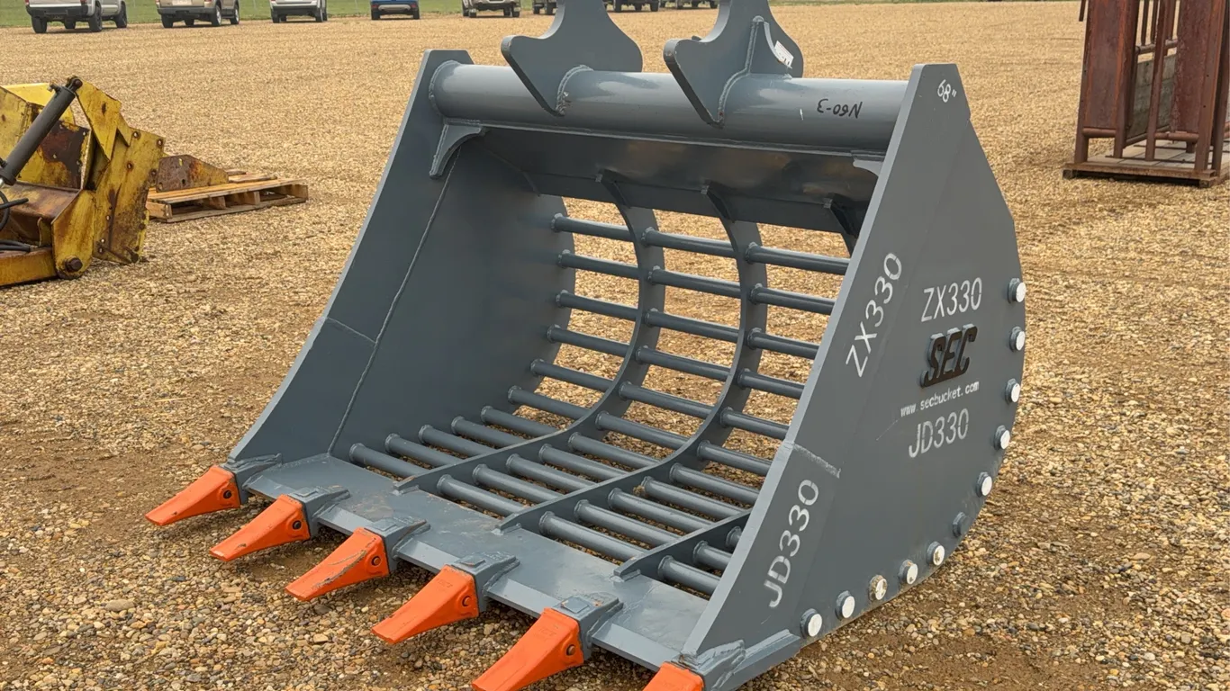 SEC Excavator Quick Connect 68 IN. Skelton Bucket