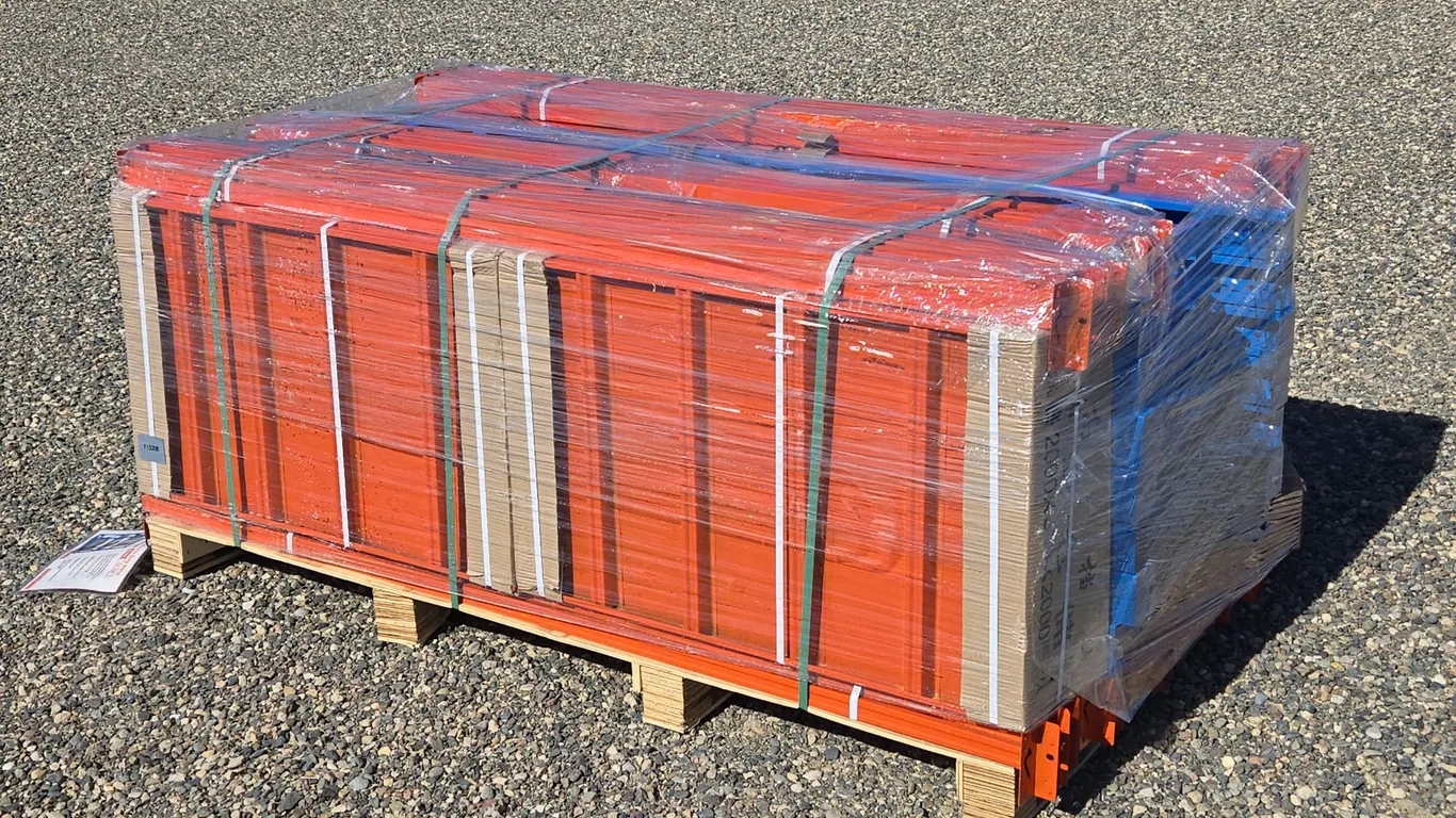 40 FT. 6 Section Heavy Duty Metal Storage Rack Unused