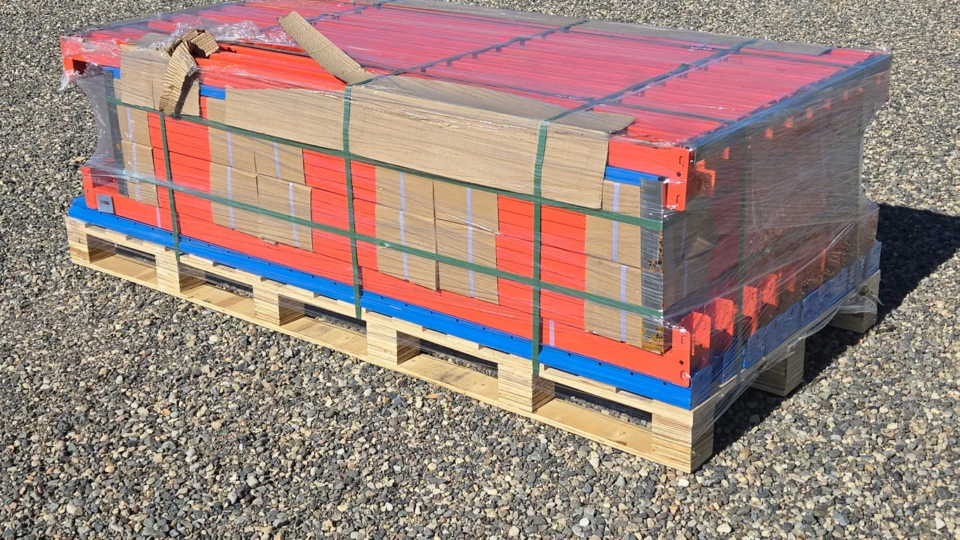 40 FT. 6 Section Heavy Duty Metal Storage Rack Unused