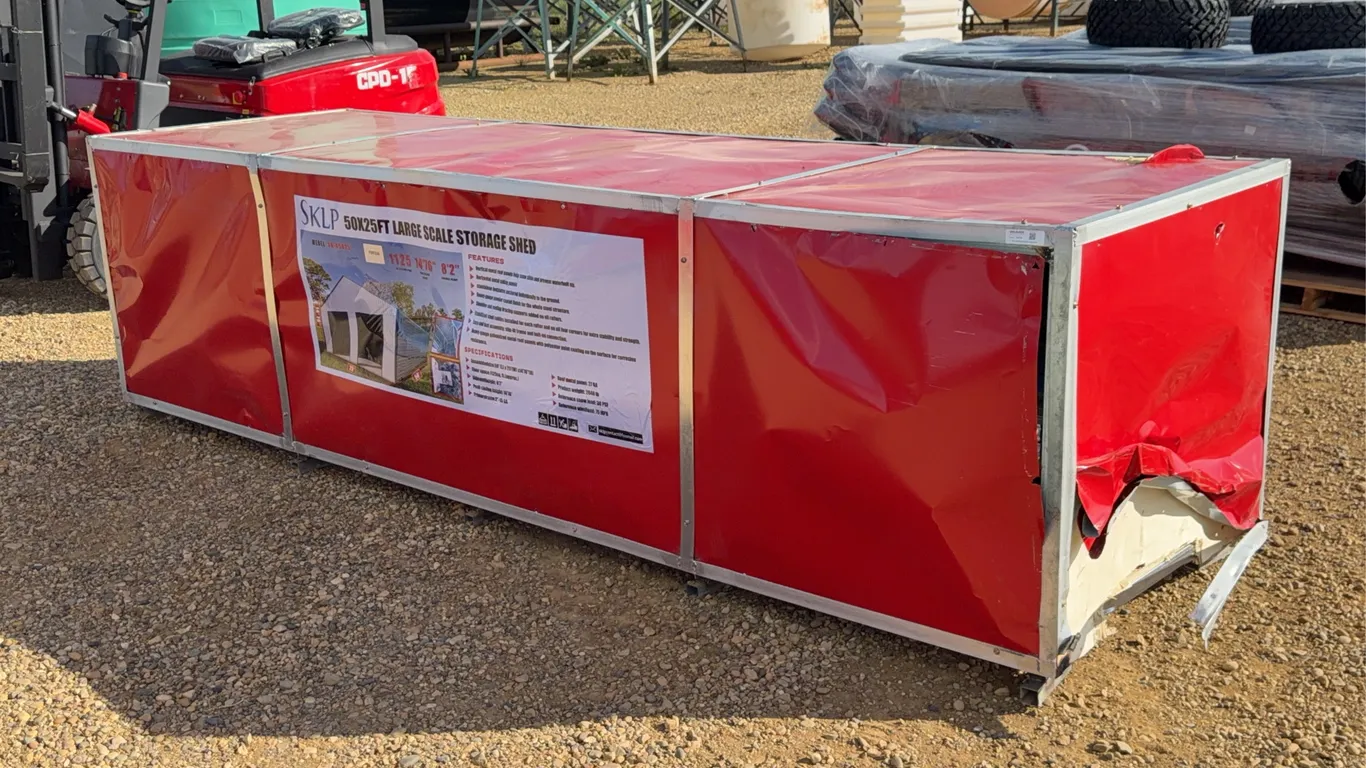 2026 SKLP SK-S5025 Large Scale Storage Shed