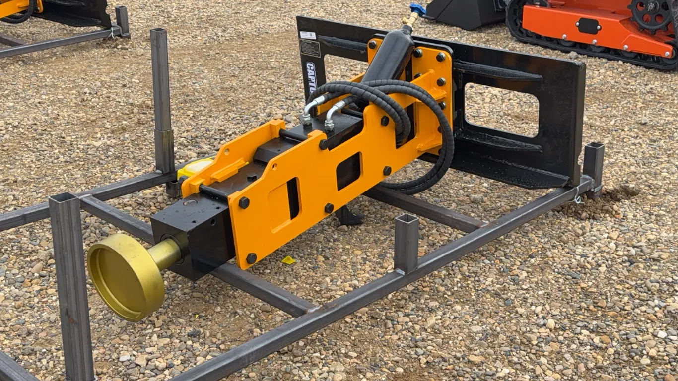 2026 Captok IN. Skid Steer Post Driver
