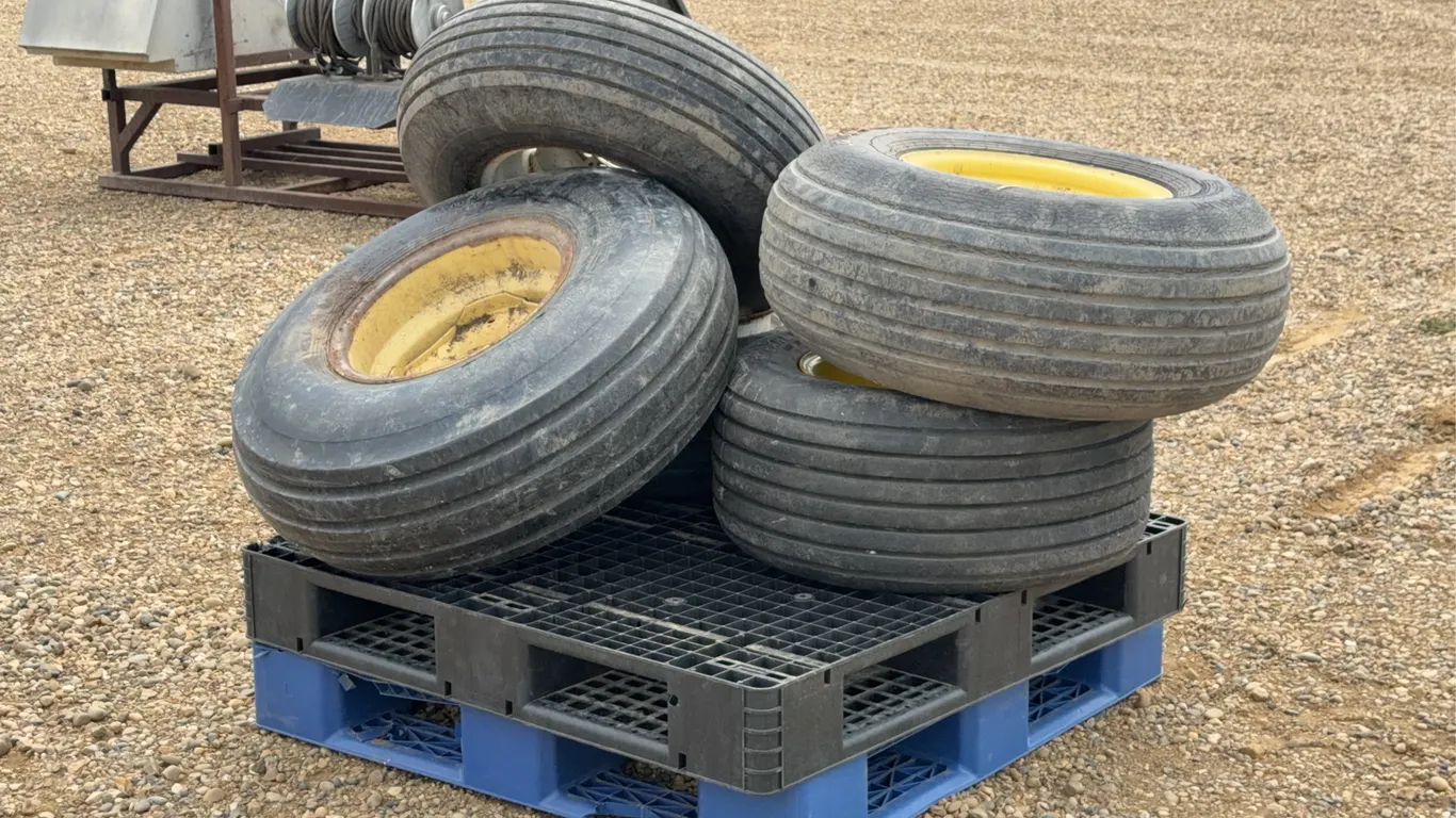 QTY of (5) Implement Tires and Rims