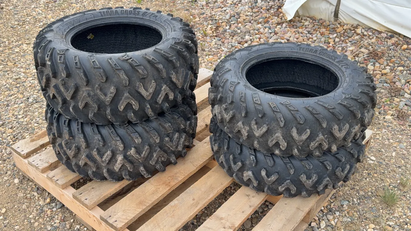 QTY of (2) 205/75R14 Tires (2) 255/65R14 Tires