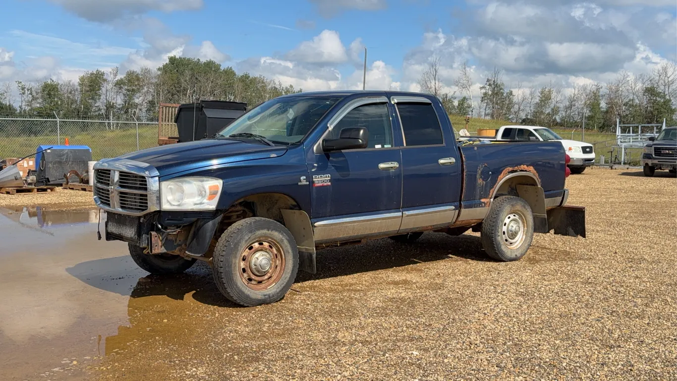 Non-Operable 2007 Dodge Ram 3500 5.9 L Cummings Crew Cab Pickup