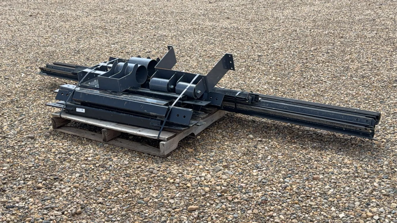 Roller Mechanisms, Iron supports and Angle Iron of various Lengths
