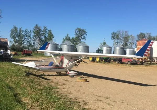 1986 Disassembled Falcon 2 Aircraft