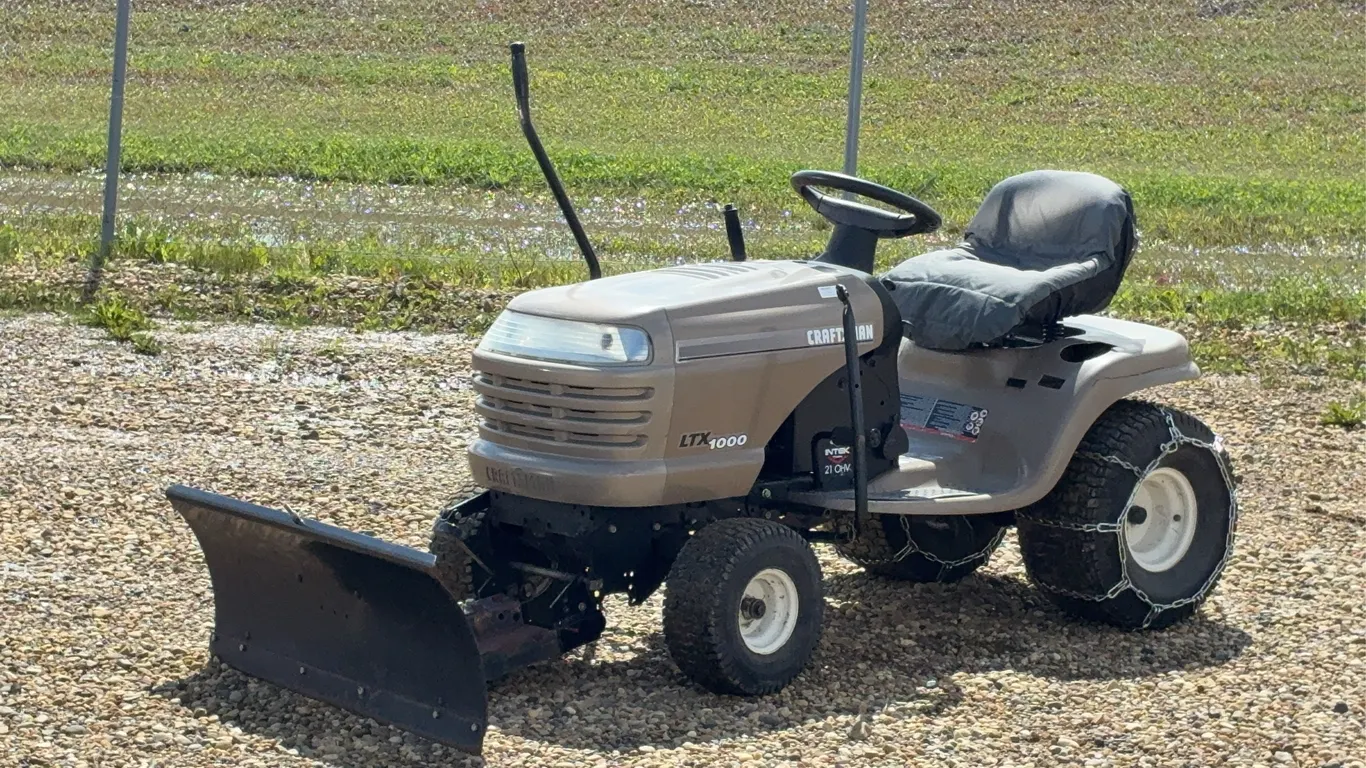 1998 Craftsman 2WD Tractor W/ Snow Blade