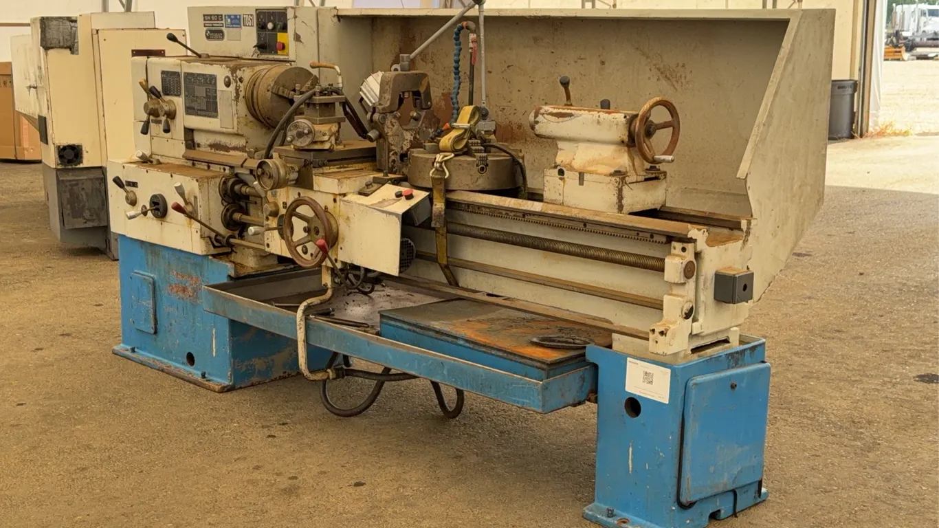 Metal Lathe Tos SN50 20 IN Swing, 60" btwn centers