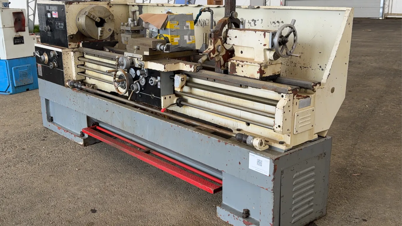 Metal Lathe Masteel MA2080 20 IN Swing & 80 IN BTW Centres