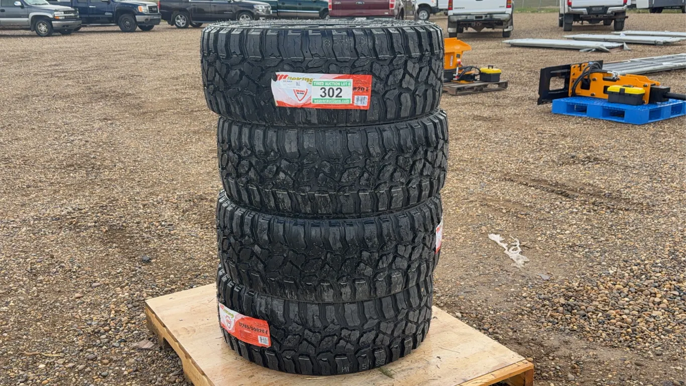 QTY of (4) LT285/55RR20E Tires