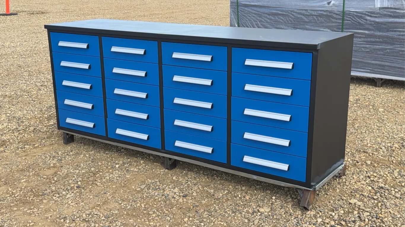 Unused 7 FT. 20 Drawer Heavy Duty Tool Cabinet Unused