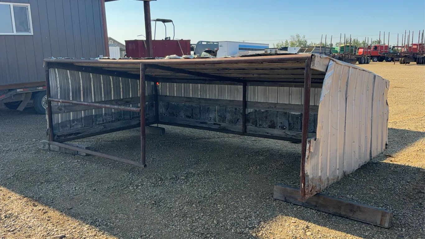 8 FT. X 16 IN. Steel Calf Shelter