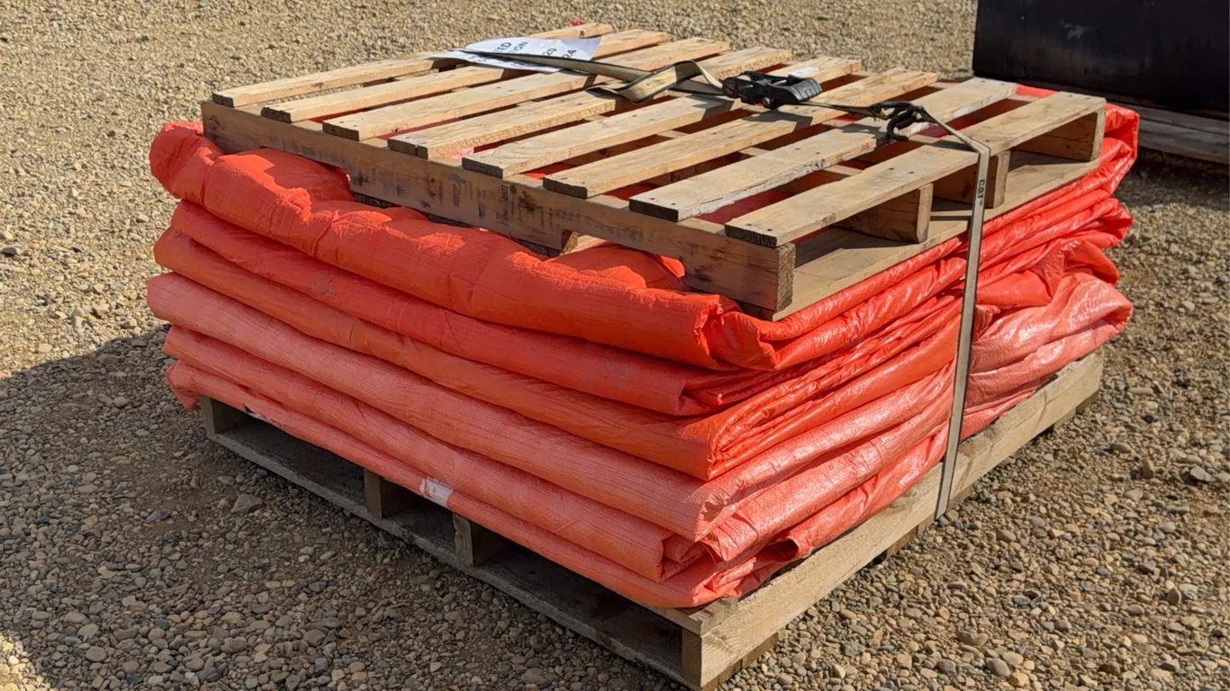 Pallet of Insulated Tarps