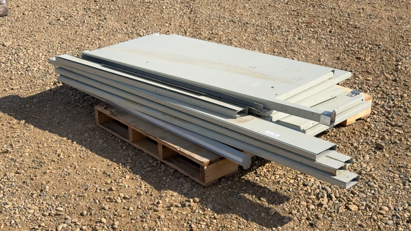 QTY of (2) Washroom steel Dividers Set