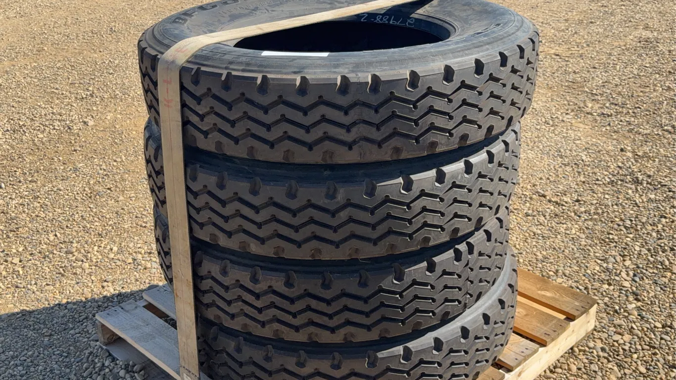 QTY of (4) New Recaps Goodrich 11R 24.5 ST220 Tires