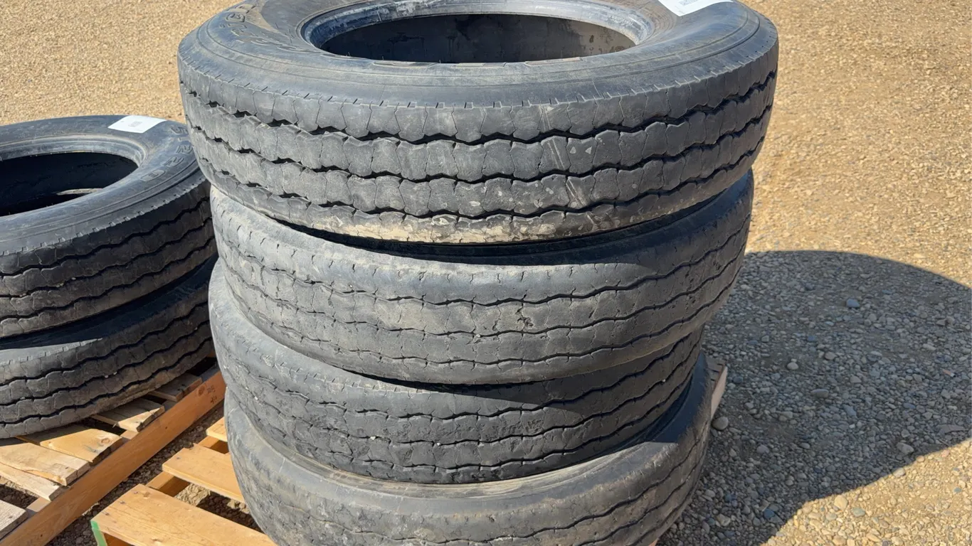 QTY of (4) Used BF Goodrich 11R 24.5 ST220 Tires