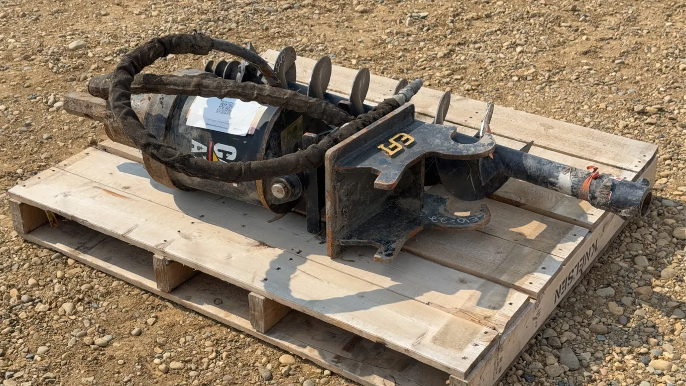 CAT Auger Drive c/w Auger Bit