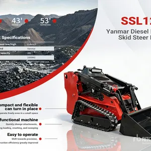 2026 SSL1200 Mini Red Yanmar Diesel Compact Track Loader (Unused)