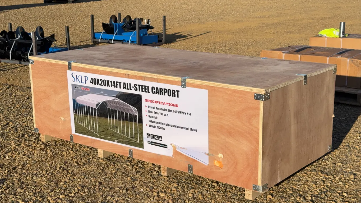 2026 SKLP 40x20x14 FT. All-Steel Carport