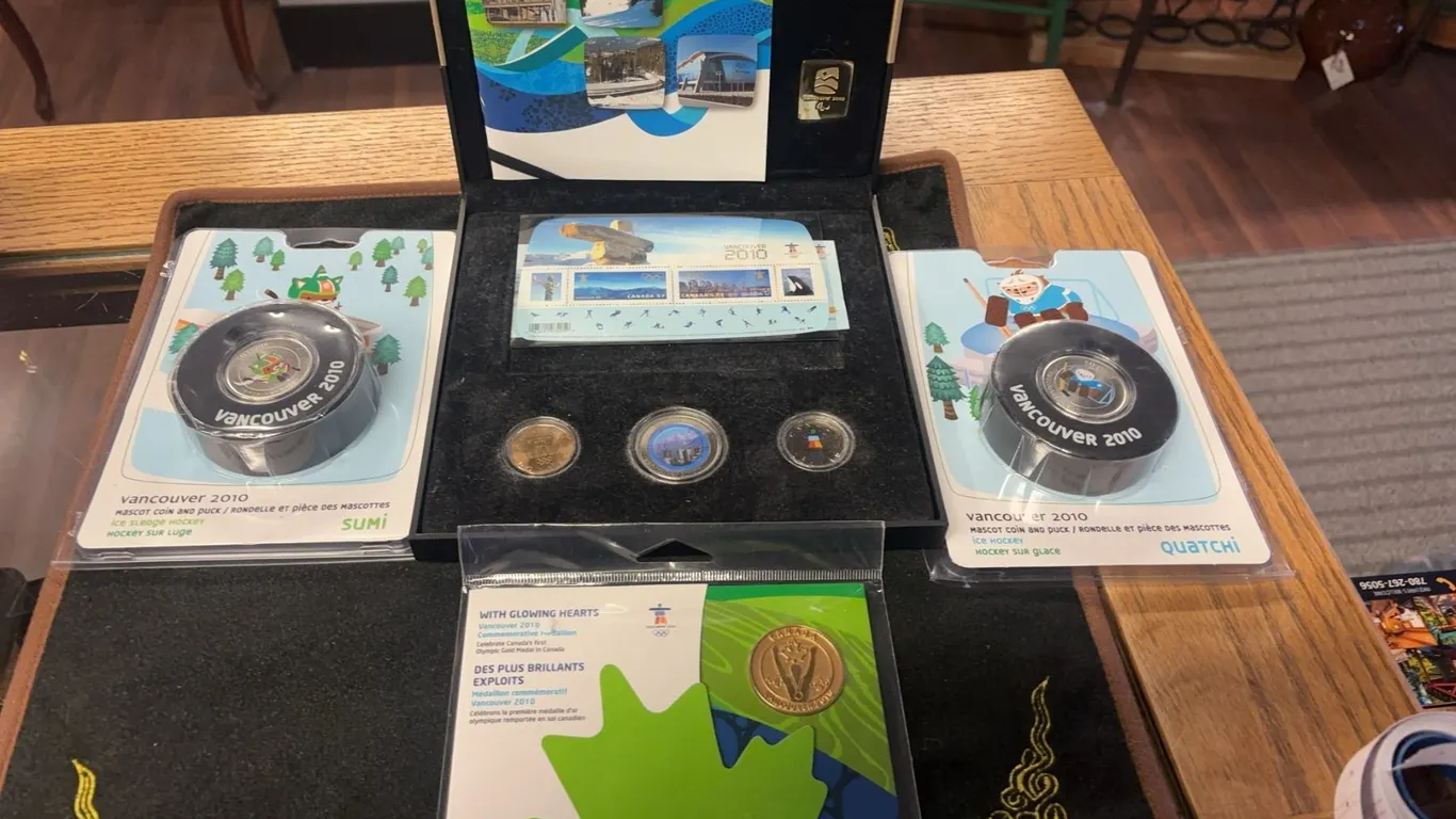 Vancouver 2010 Winter Olympics Coin and Memorabilia Collection