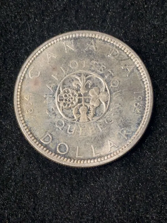 1964 Canadian Silver Dollar Coin, 23.3g