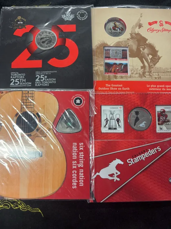 Canadian Commemorative Coin and Stamp Sets Bundle