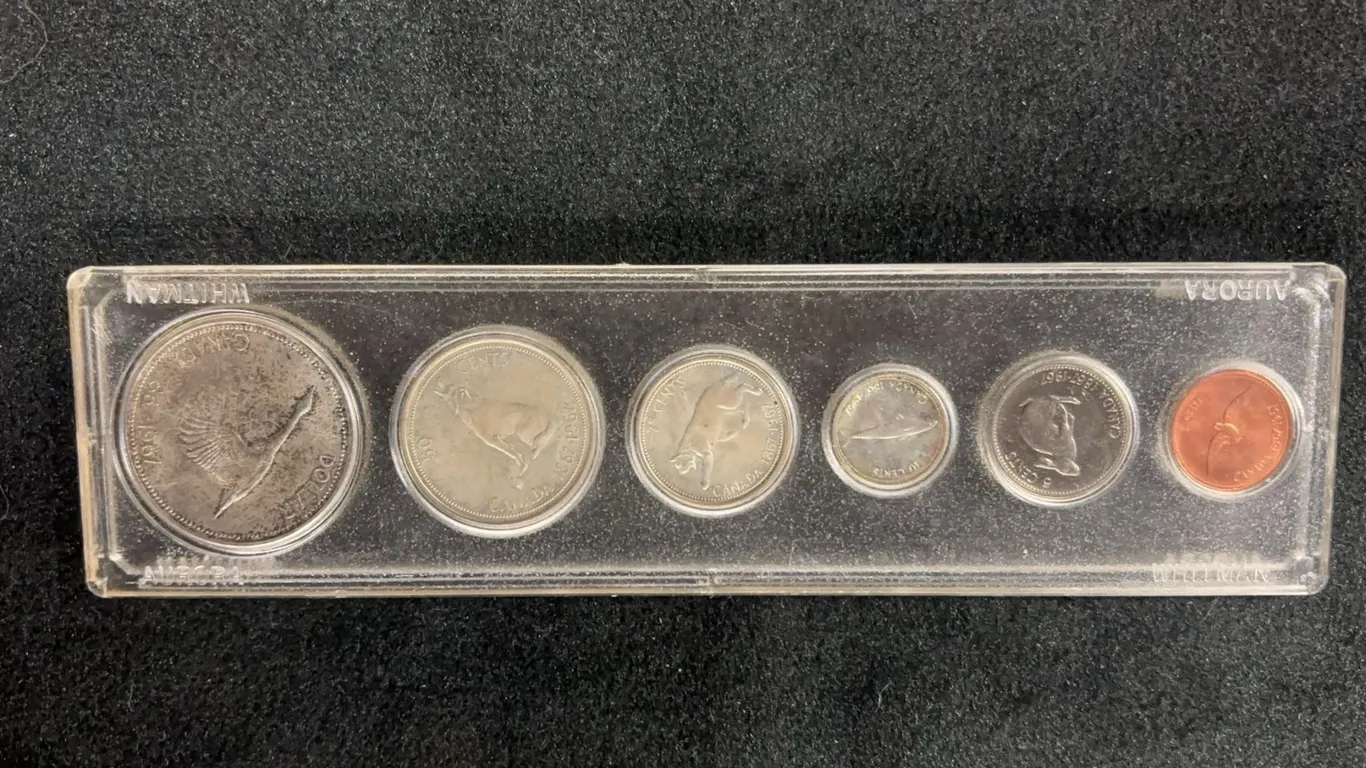 1967 Canadian Centennial Coin Set in Case