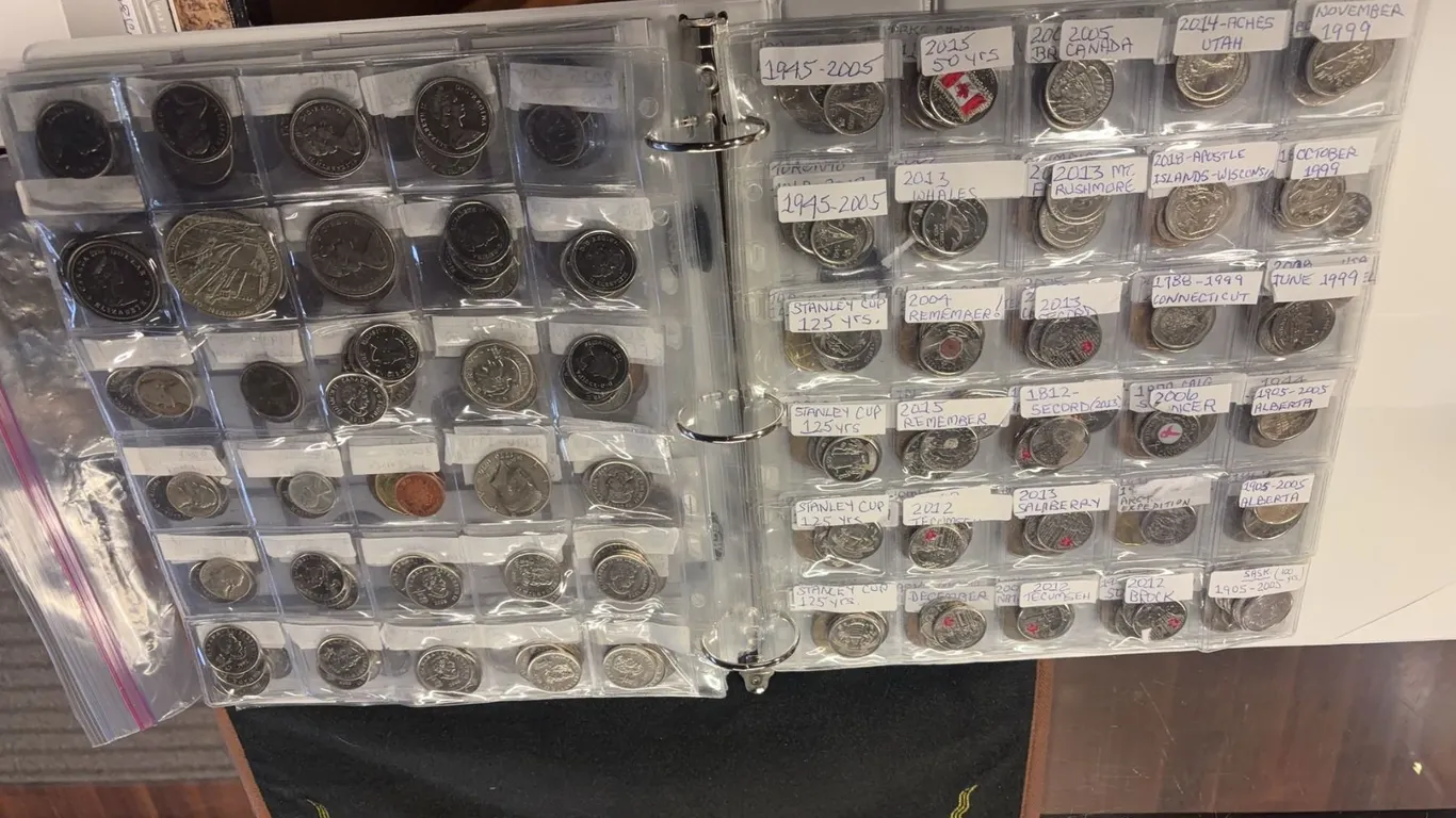 Large Canadian Coin Collection With Silver and Commemoratives