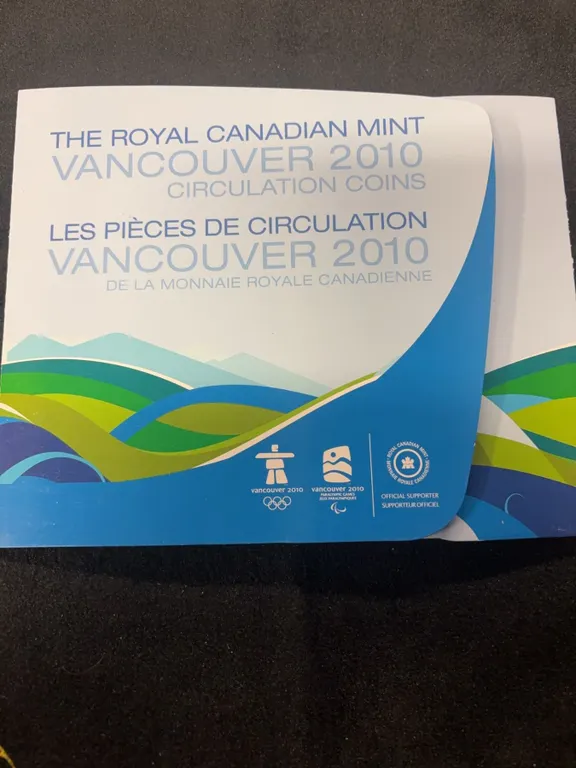 Royal Canadian Mint Vancouver 2010 Circulation Coins Set