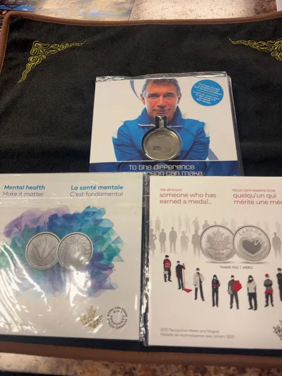 Royal Canadian Mint Medal Trio: Rick Hansen, Recognition, Mental Health