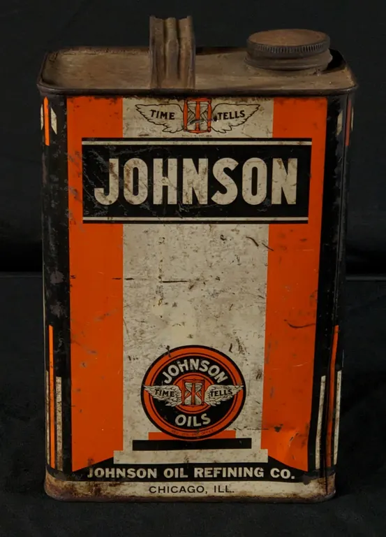 1 GAL CAN JOHNSON OIL REFINING CO CHICAGO ILLINOIS