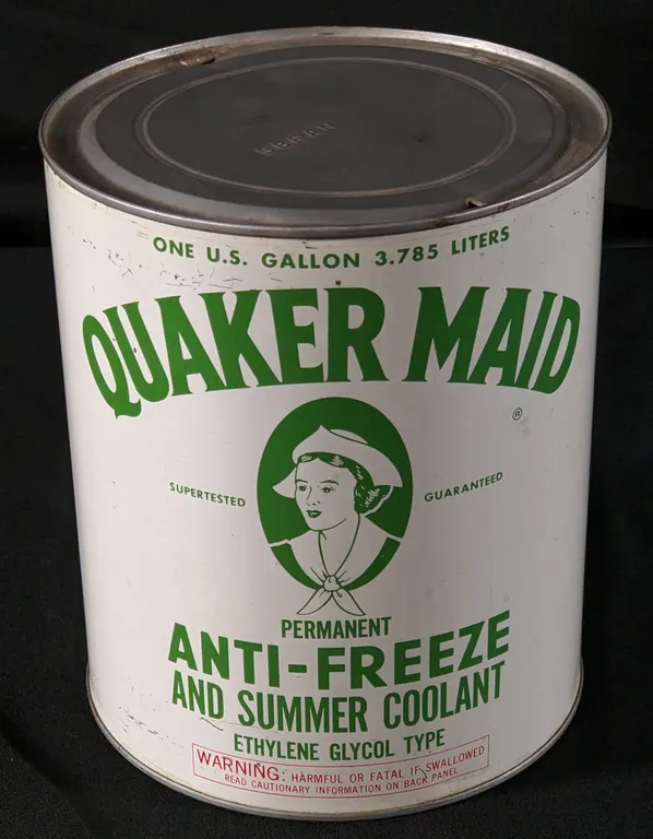 1 GAL CAN QUAKER MAID ANTIFREEZE ST LOUIS MISSOURI