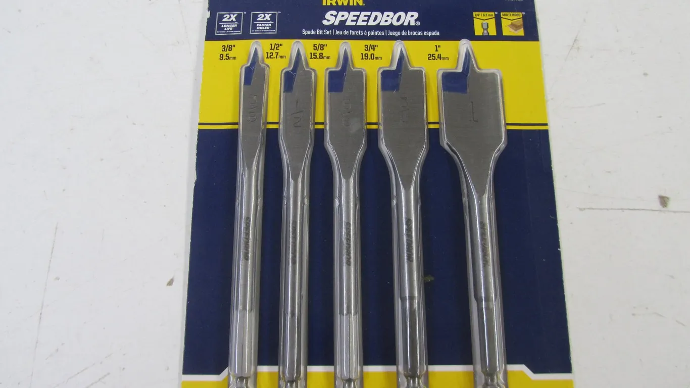Irwin Speedbor Spade Bit Set