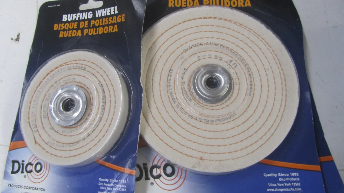 (3) Dico Buffing Wheels