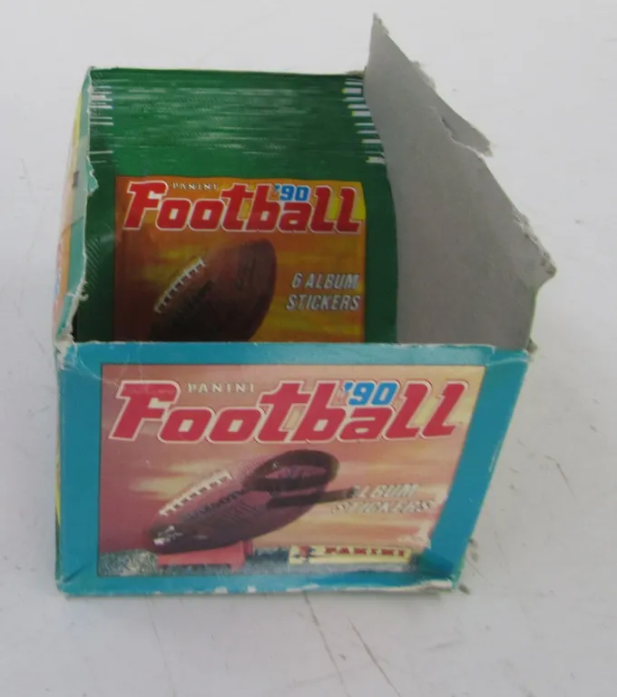 (49) 1990 Panini Football Album Sticker Packs