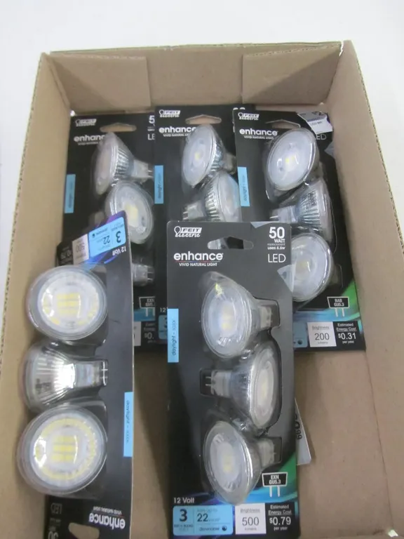 Lot Of Feit Enhance LED 12v Light Bulbs