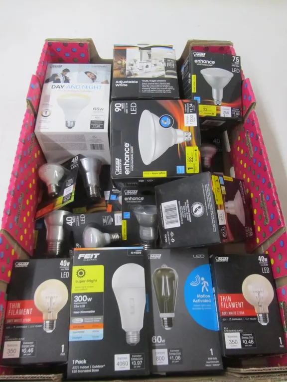 Lot Of Assorted LED Light Bulbs