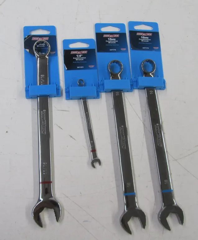 (4) Channel Lock Combination Wrenches