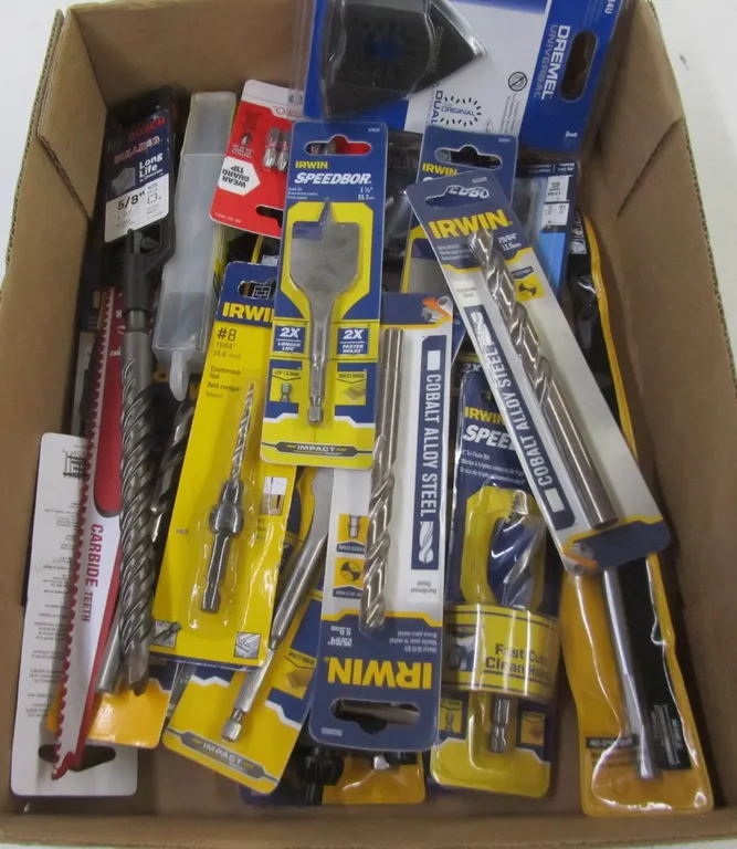 Large Lot Of Assorted Drill Bits