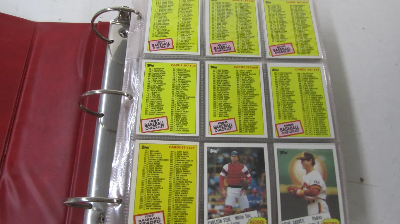 Binder Full Of Assorted Baseball Cards