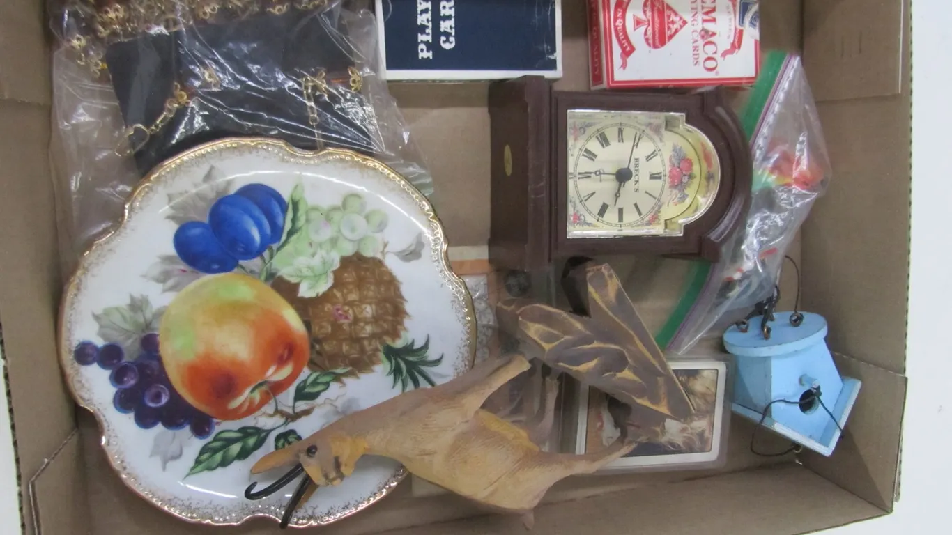 Flat Of Assorted Home Furnishings And More